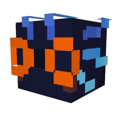 QuaintMint Minecraft avatar head, 3D render