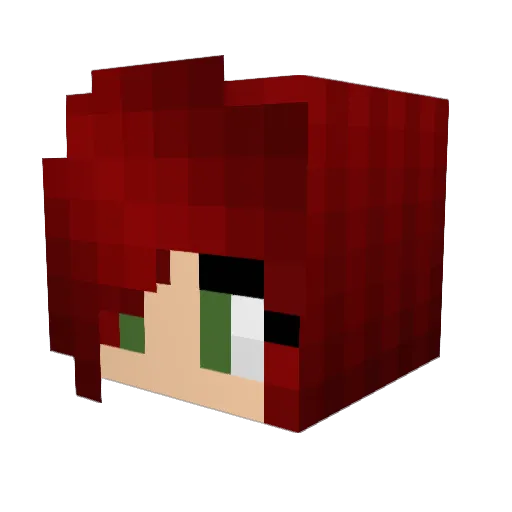 Quake934 Minecraft avatar head, 3D render