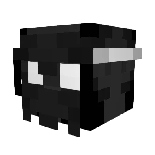 QuakeTheWorldTTV Minecraft avatar head, 3D render