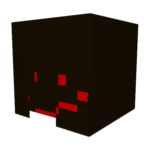Quaket Minecraft avatar head, 3D render
