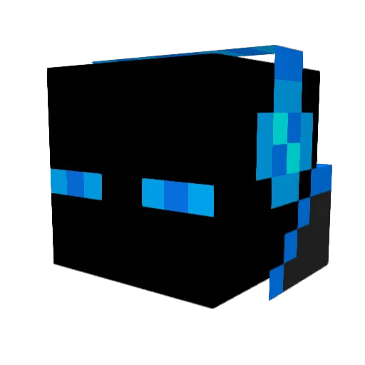 Quakso Minecraft avatar head, 3D render
