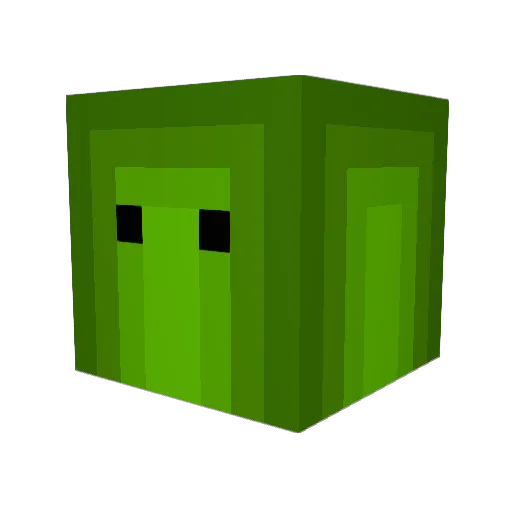Qualgeist Minecraft avatar head, 3D render