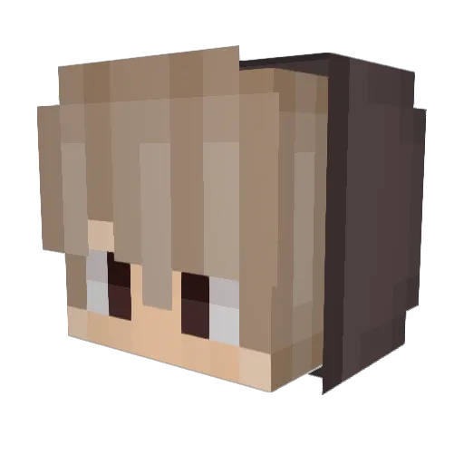 QualityCJ Minecraft avatar head, 3D render