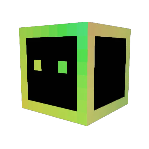 QualityStreet Minecraft avatar head, 3D render