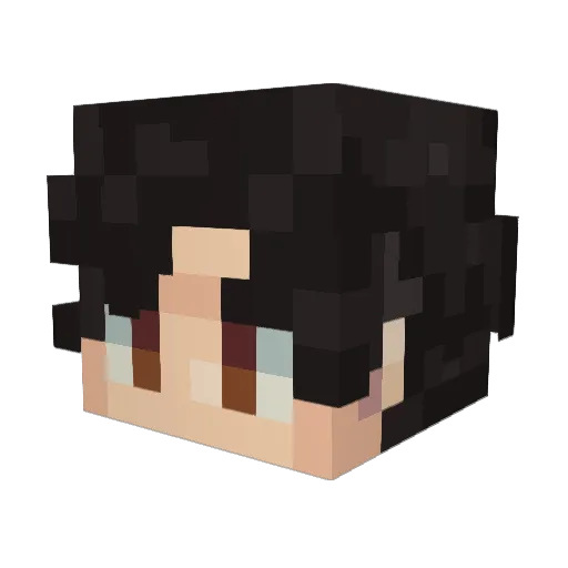 Quality_MC Minecraft avatar head, 3D render