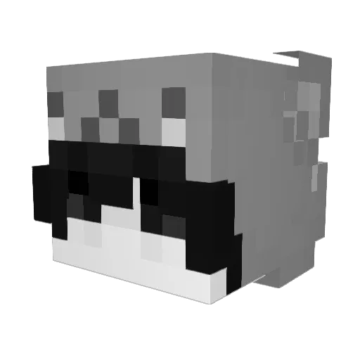Quality_Pers0n Minecraft avatar head, 3D render