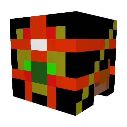 Qualle1001 Minecraft avatar head, 3D render
