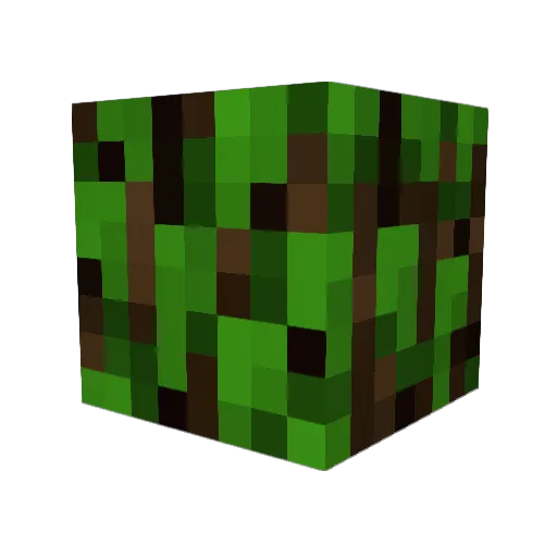 Qualot Minecraft avatar head, 3D render