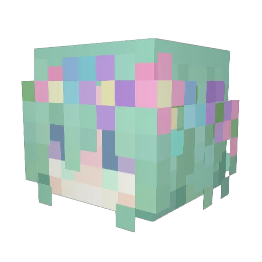 Quanbill Minecraft avatar head, 3D render