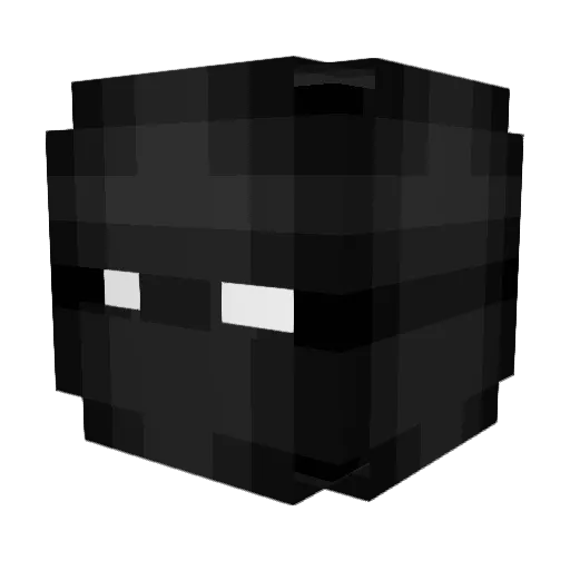 QuantaNu Minecraft avatar head, 3D render