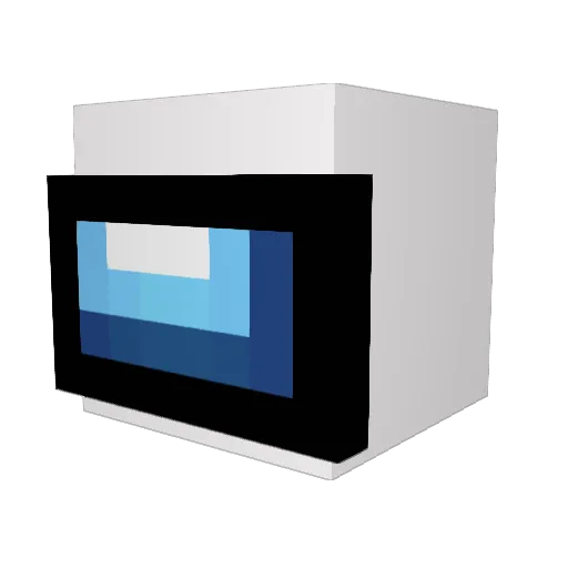 Quantise Minecraft avatar head, 3D render