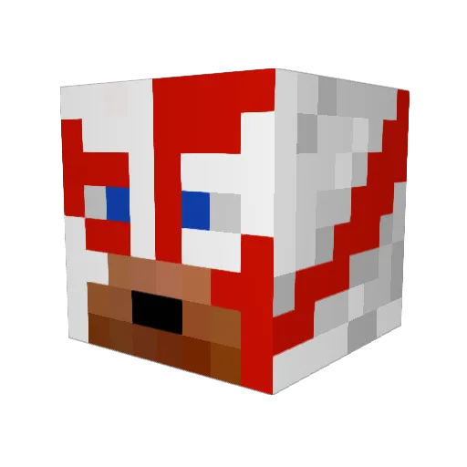 QuantoQ Minecraft avatar head, 3D render