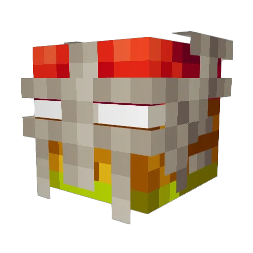 Quantum2355 Minecraft avatar head, 3D render