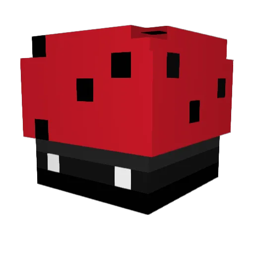 QuantumFlame231 Minecraft avatar head, 3D render