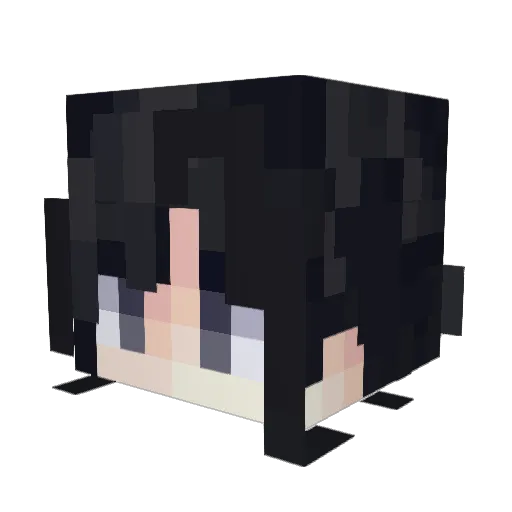 QuantumKillr Minecraft avatar head, 3D render