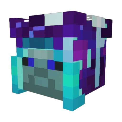 QuantumScarrows Minecraft avatar head, 3D render