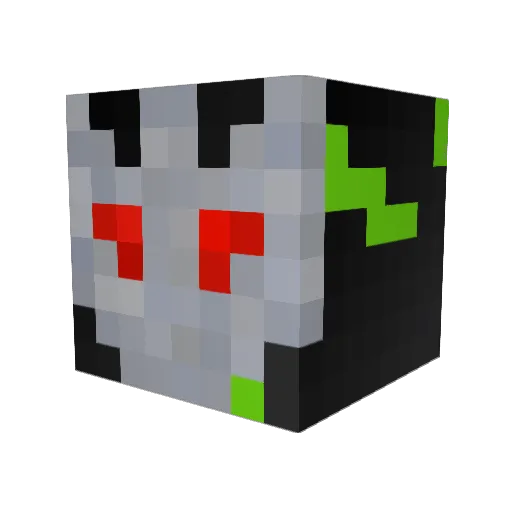 QuantumSwagLord Minecraft avatar head, 3D render