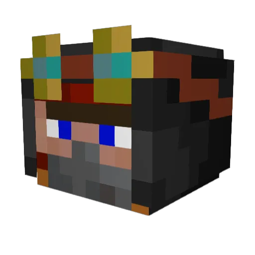Quantum_Legend Minecraft avatar head, 3D render