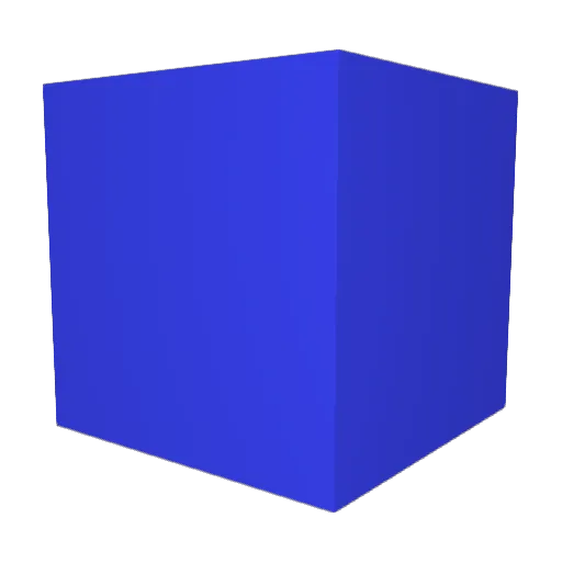 Quaqx Minecraft avatar head, 3D render