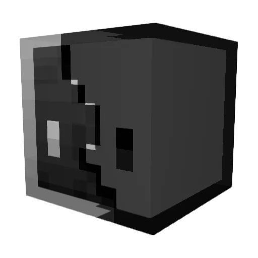 QuarOny Minecraft avatar head, 3D render