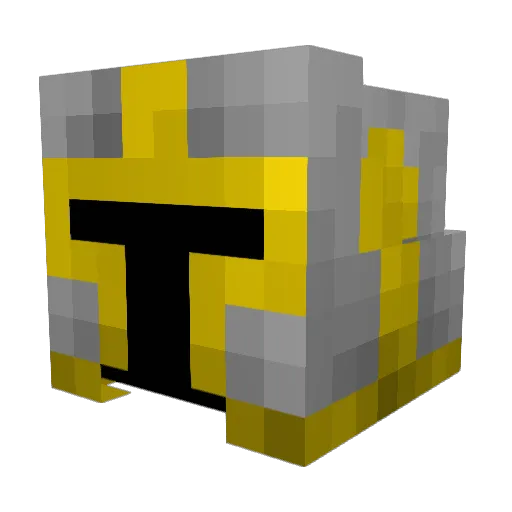 Quarant1ned Minecraft avatar head, 3D render