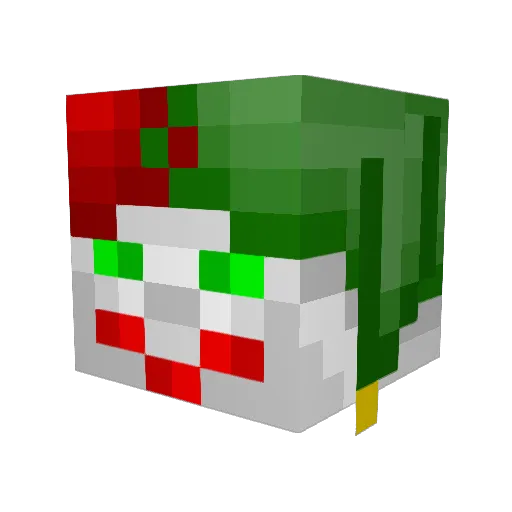 Quarantine_Hunk Minecraft avatar head, 3D render