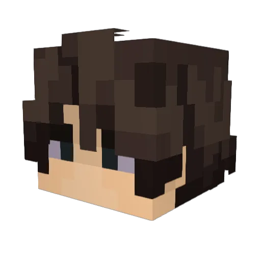 Quarayne Minecraft avatar head, 3D render