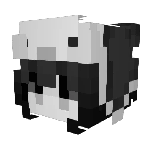 Quarks32 Minecraft avatar head, 3D render