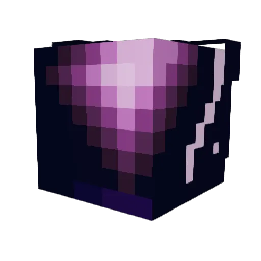 Quarkt Minecraft avatar head, 3D render