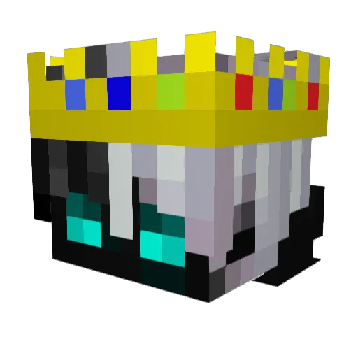 Quarter69 Minecraft avatar head, 3D render