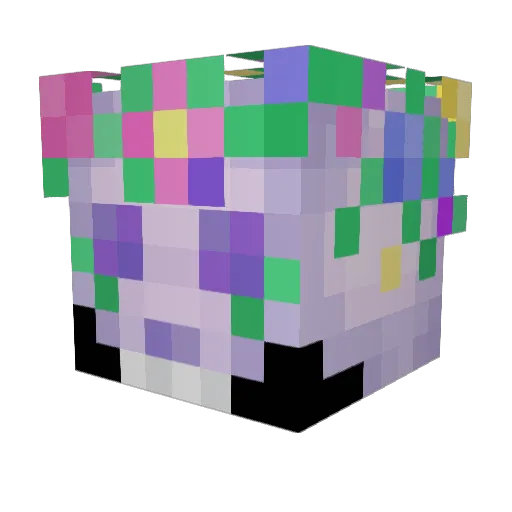 QuartzFloats Minecraft avatar head, 3D render