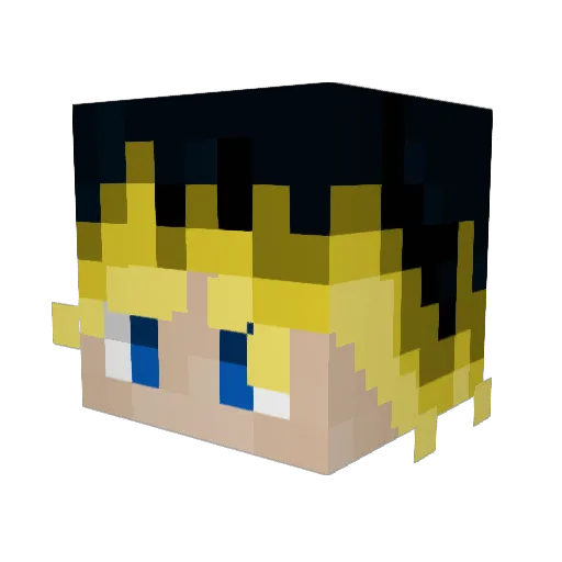 Quartz_Spider Minecraft avatar head, 3D render