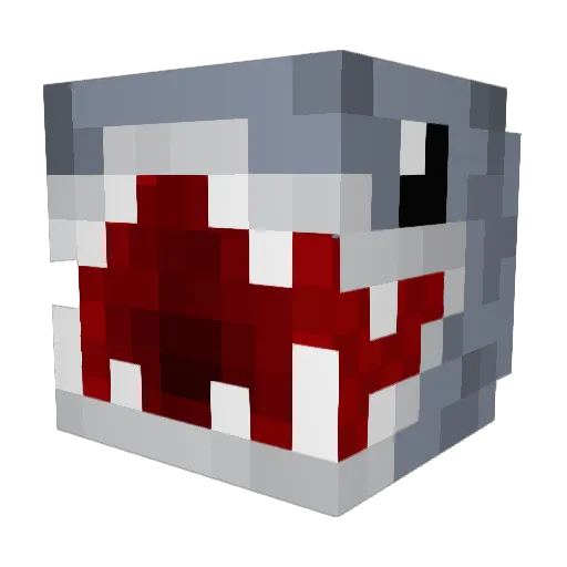 Quartzogamer Minecraft avatar head, 3D render