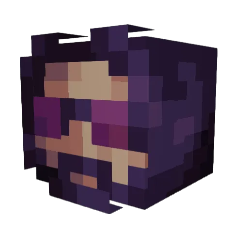 Quattro909 Minecraft avatar head, 3D render