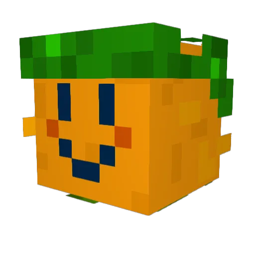 Quavaa Minecraft avatar head, 3D render