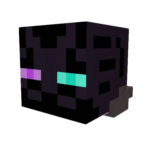 QuazyWolf Minecraft avatar head, 3D render