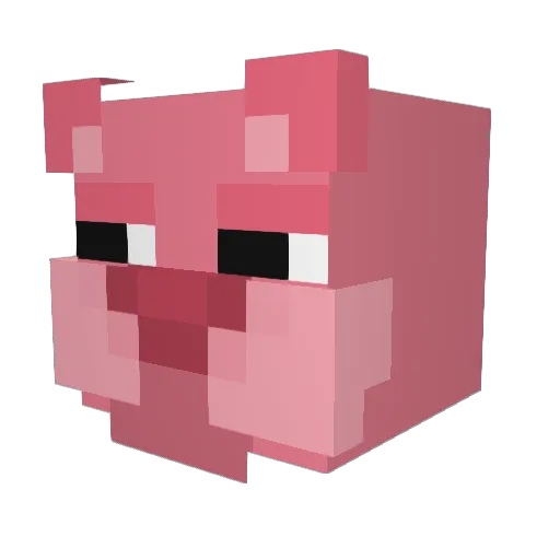QubusX091 Minecraft avatar head, 3D render