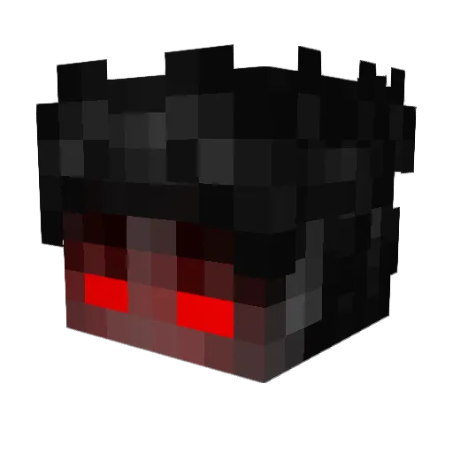Qud5ua Minecraft avatar head, 3D render