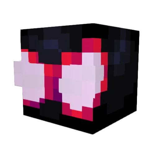 QuePasoFoo Minecraft avatar head, 3D render