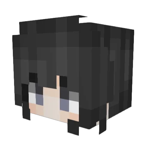QueTeImporta31 Minecraft avatar head, 3D render