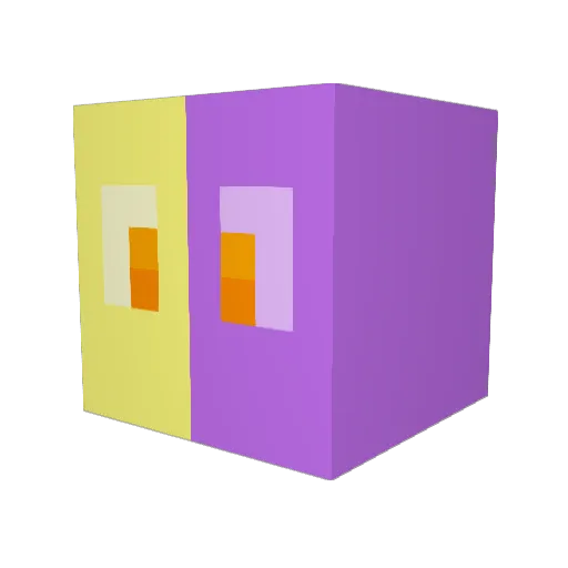 QueeNPapperT Minecraft avatar head, 3D render