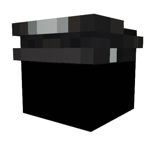 QueenAnnRevenge Minecraft avatar head, 3D render