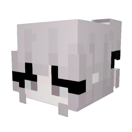 QueenBeeKGH Minecraft avatar head, 3D render