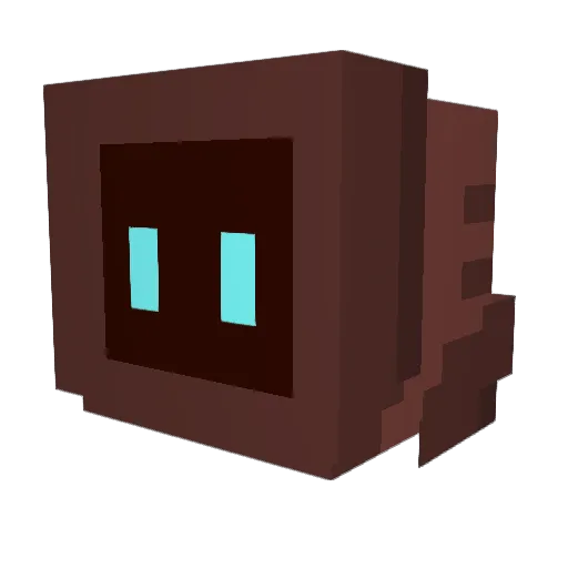 QueenChoco9559 Minecraft avatar head, 3D render