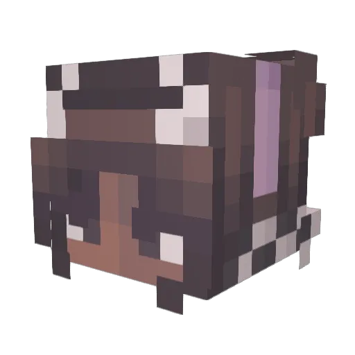 QueenCree Minecraft avatar head, 3D render