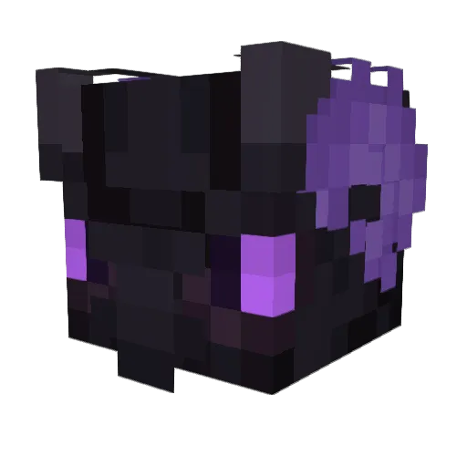 QueenDimension Minecraft avatar head, 3D render