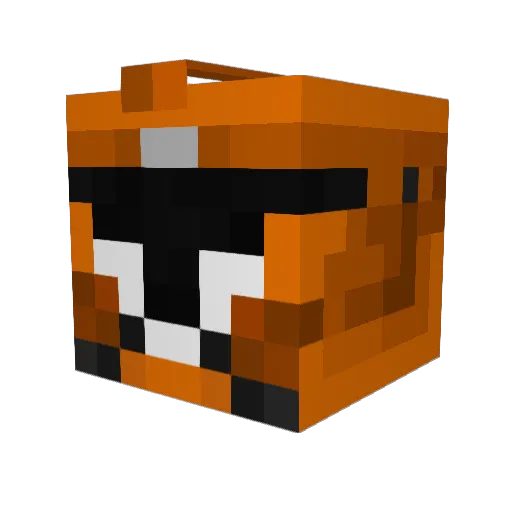 QueenEdge Minecraft avatar head, 3D render