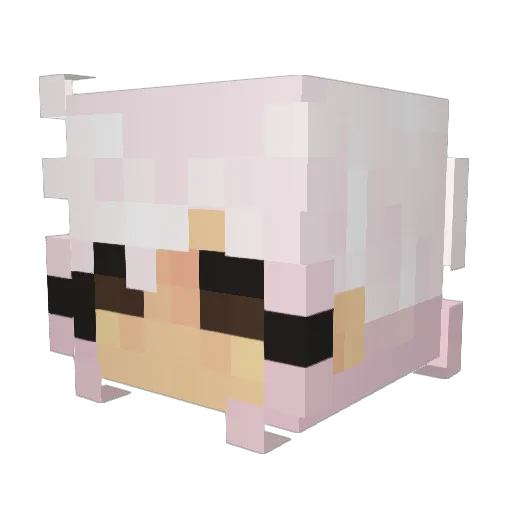 QueenJnsWilliam Minecraft avatar head, 3D render