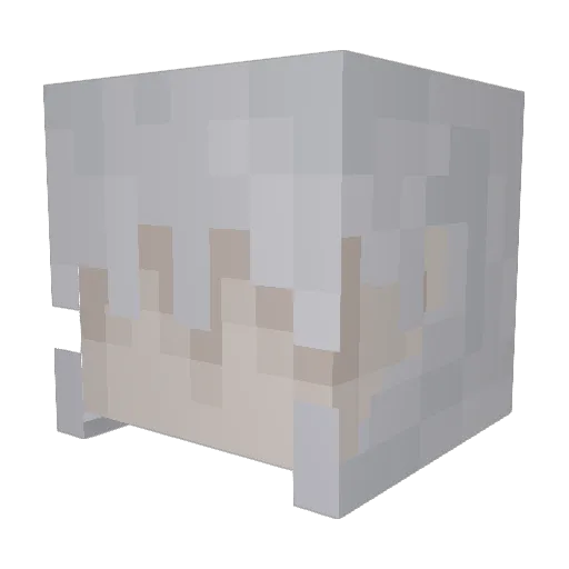 QueenOfAnts Minecraft avatar head, 3D render