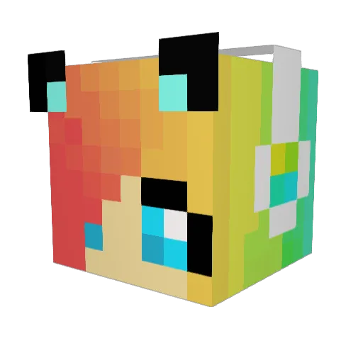 Queen_Bee10 Minecraft avatar head, 3D render